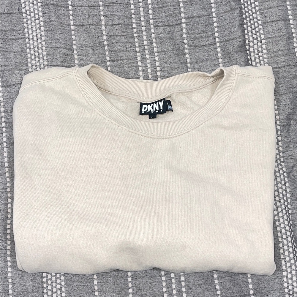 DKNY Off-White Crewneck Sweatshirt